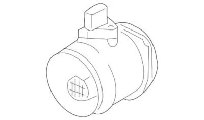 Genuine GM 2004-2008 Cadillac Buick CTS Rendezvous Mass Airflow Sensor 12566846 - Image 1 of 2