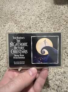 The Nightmare Before Christmas Soundtrack (Cassette 1993) OST Disney RARE HTF NM - Picture 1 of 5