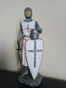 Keramik Tempelritter Figur König Artus 30 CMS groß. - Bild 1 von 7