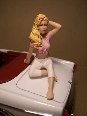 1/18 FIGURE  GIRL BRIGITTE BARDOT  VROOM  PAINTED  KK SCALE  NOREV  MINICHAMPS - Image 1 of 4