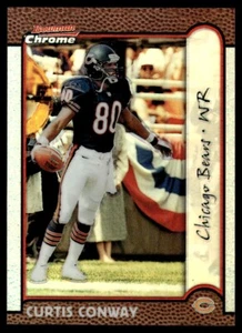 1999 BOWMAN CHROME REFRACTOR Curtis Conway Chicago Bears #112 - Picture 1 of 2