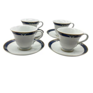 Wedgwood Embassy Collection Chadwick Teetasse und Untertasse 4er Set - Bild 1 von 8
