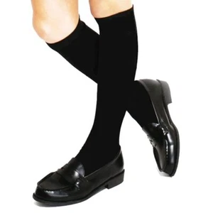 3 Pack Kids Girls Soft Knee High School Uniform Dress Socks Seamless Toe 10-1... - Picture 1 of 5