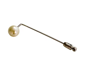 WILVORST Classics Plastronnadel mit Perle zum Cut und Plastron