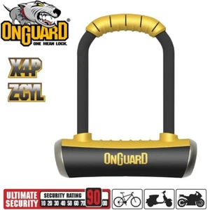 OnGuard Pitbull Medium 8006M 9cm x 17.5cm Bike Shackle U Lock Keyed - Picture 1 of 8