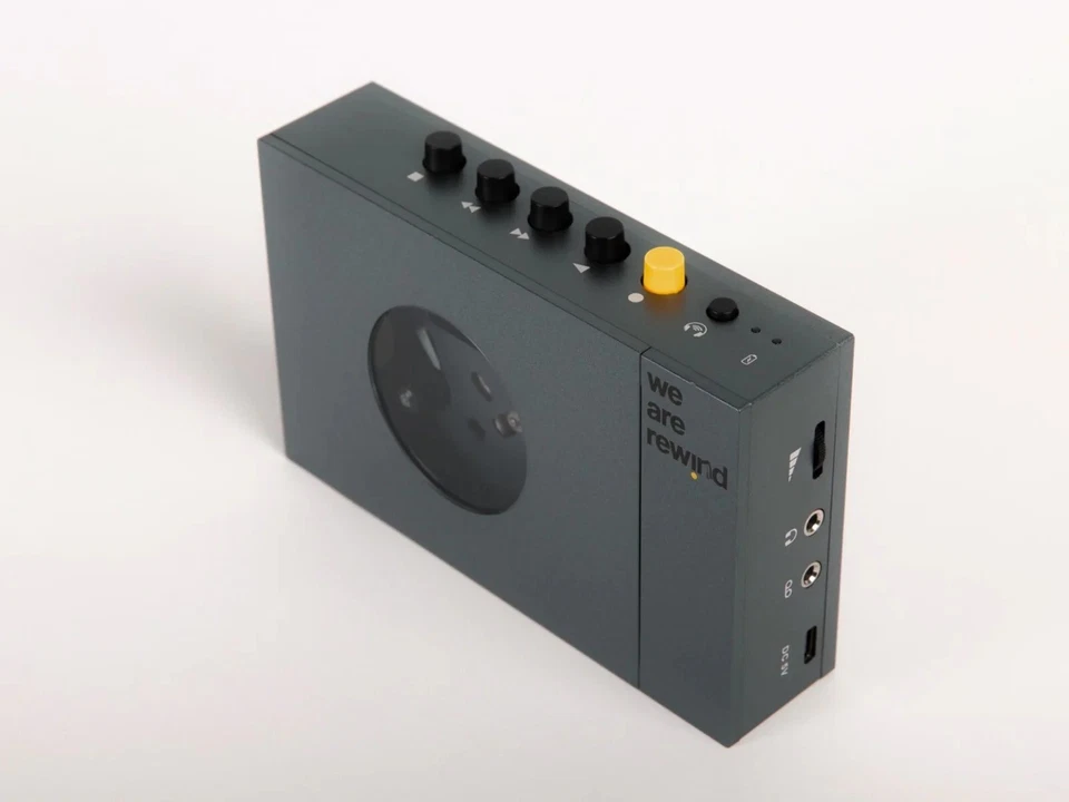 We Are Rewind Portable Bluetooth Cassette Player - Keith (Grey) Finish - Image 1 of 1