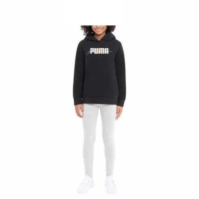 Sudadera con capucha de felpa francesa para niñas jóvenes PUMA - Variedad Foto 1 de 4