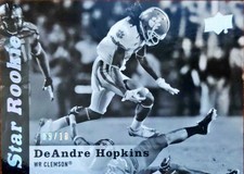2013 Upper Deck Black And White Glossy DeAndre Hopkins 9/10 Cardinals