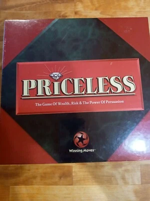 1996 Retro PRICELESS Board Game Winning Moves 2-4 Players Teen&Up Financial NEW - Image 1 of 4