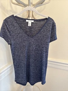 White House Black Market Power T-Shirt Blau Größe XXS - Bild 1 von 8
