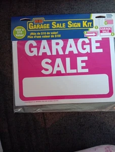 Garagenverkauf Schild Set - Bild 1 von 2