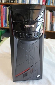 ASUS Desktop Gaming Tower PC Gehäuse Rot LED CD DVD Player - Bild 1 von 18