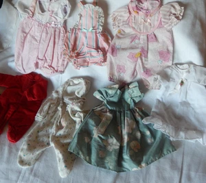 7 Piece Doll clothes fits 10" waist 12" -14"Dolls Jumpers & Dresses - Picture 1 of 6