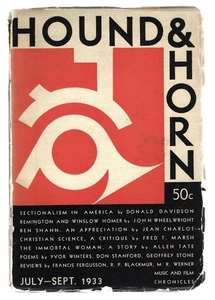 Hound & Horn July - September 1933 - Picture 1 of 1