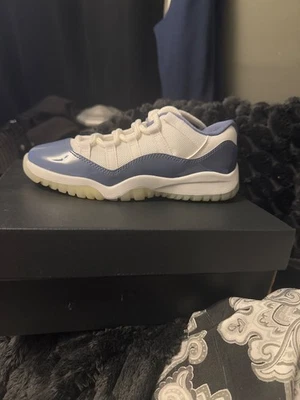 kids shoes size 2.5 Jordan 11 difused blue - Image 1 of 3