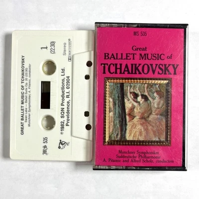 Tchaikovsky: Great Ballet Music- Pitamic/Scholz  (1982) SQN Cassette Tape Tested Foto 1 de 3
