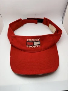 Vintage Tommy Hilfiger Sports Adjustable Strapback Visor Hat/Cap-NICE! - Picture 1 of 4