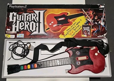 PS2 Guitar Hero Red Octane Gibson WIRED Controller - With Box (No Game) - Image 1 of 4
