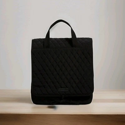 Vera Bradley Grand Organizador Colgante Clásico Negro Microfibra Maquillaje Bolsa Viaje Foto 1 de 2