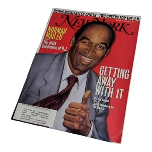 New York Magazine 10/16/1995 O.J. Simpson Getting Away With It Norman Mailer - Picture 1 of 4