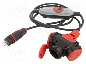Przejście: kabel-adapter 2P+PE 230VAC 16A PIN: 3 Z1C2 - Bild 1 von 1