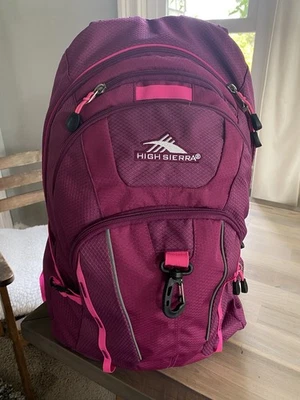 High Sierra RIPRAP 儿童背包 颜色 粉红色 — 第 1/4 张图片
