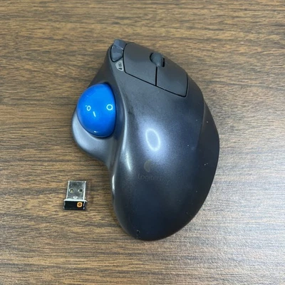 Mouse trackball wireless Logitech M570 con ricevitore USB testato - Immagine 1 di 4