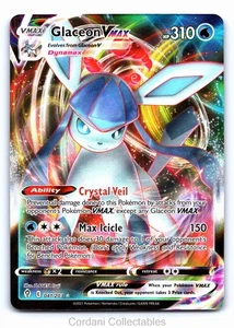Glaceon VMAX 041/203 - Evolving Skies - Pokemon Card - Near Mint - Picture 1 of 2