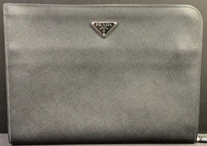 PRADA SAFFIANO LARGE DOCUMENT FOLDER W/ ENTRUPY COA - Picture 1 of 17