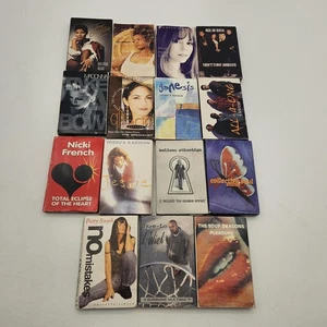 Vintage 90s Cassette Lot Pop Rock Singles Madonna Genesis Ace of Base Mariah - Picture 1 of 6