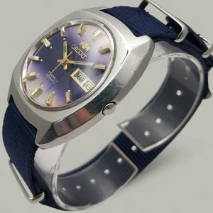 Orient D D Date Automatic 38mm 70er Cal 1946 LEBROCANTHEURE UHR VINTAGE WATCH - Bild 1 von 5