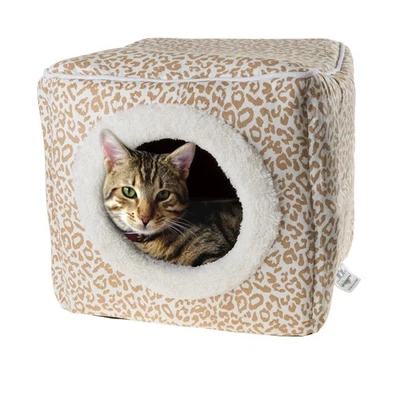 Cat Pet Bed Cave- Indoor Enclosed Covered Cavern/House for Cats Kittens and S... - Image 1 of 4