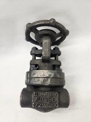 BONNEY FORGE 1/2" GLOBE VALVE A105N CLASS 800 STEEL - Image 1 of 3
