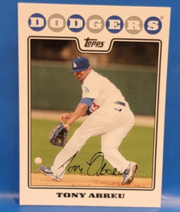 Tony Abreu, 3B - Topps - Dodgers, 2008 - #UH265