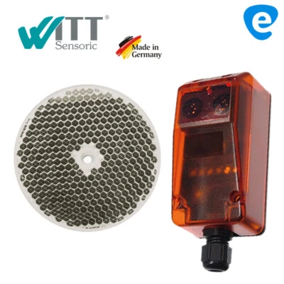 Reflektor Reflex Reflexions Lichtschranke f. Schiebetor Flügeltor Hoftor Antrieb - Bild 1 von 4