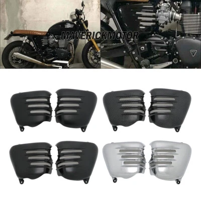 Battery Side Panel Cover For Bonneville T100 SE ACE Thruxton 900 Scrambler 01-15 - Image 1 of 4