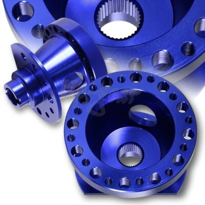 Adaptador de cubo de 6 orificios para volante azul aluminio Honda Civic/CRX 1988-1991 Foto 1 de 3