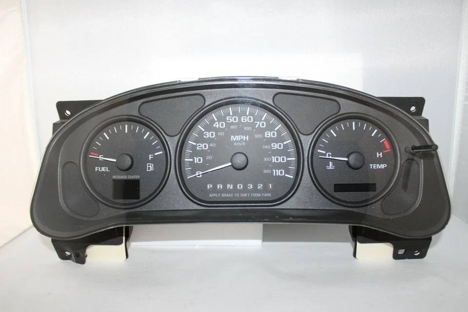 Cuadro de instrumentos velocímetro medidores 01 Chevy Venture 107.337 millas reconstruido Foto 1 de 4