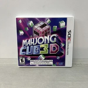 Mahjong Cub3d (Nintendo 3DS, 2011) CIB Complete TESTED & Working - Atlus RARE - Picture 1 of 6