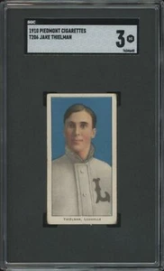 1909 T206 JAKE THIELMAN NNO VG PIEDMONT 350 BACK VG SGC 3 LOUISVILLE COLONELS - Picture 1 of 2