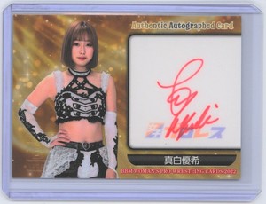 Yuki Mashiro BBM Women's Wrestling Card 2022 Autograph Ice Ribbon