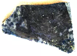 Lastra di sodalite - blu scuro - bianco - 85 grammi - Australia - Foto 1 di 2