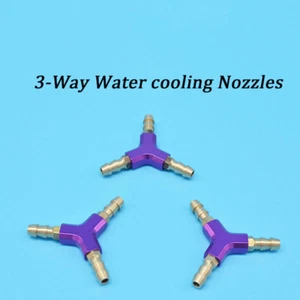 Rc Boat 3-Way Water cooling Nozzles 5mm Fuel Nozzles For Methanol Gasoline Boat - Picture 1 of 5