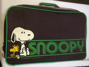 MALETA SNOOPY AÑOS 80 UFS Woodstock Cacahuetes Dibujos Animados Bolsa Equipaje Años 80 De Colección - Imagen 1 de 17
