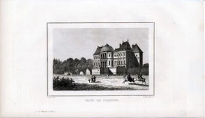 77 Vaux-le-Vicomte Vaux-le Praslin 1834 orig. Radierung Rauch del. Schroeder sc. - Bild 1 von 1