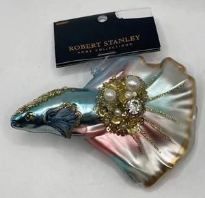 Robert Stanley Under The Sea Beta Fish Blown Glass Christmas Ornament 6259931 - Picture 1 of 6