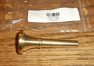 FRANZÖSISCHES HORN MUNDSTÜCK 700590 NEU GOLDFARBEN METALL - Bild 1 von 3