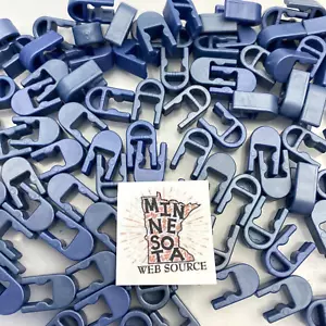 40 Knex Metallic Blau Endclip - Standard K'nex Ersatzteile - Bild 1 von 3