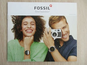 WATCH CATALOGUE MONTRES FOSSIL SMARTWATCHES 2016 - 16 pages 18cm x 15cm - NEUF ! - Picture 1 of 1