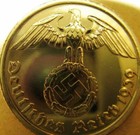 Old Germany 10 Reichspfennig 1939-Beginning of World War II-Gold Colored-Vintage